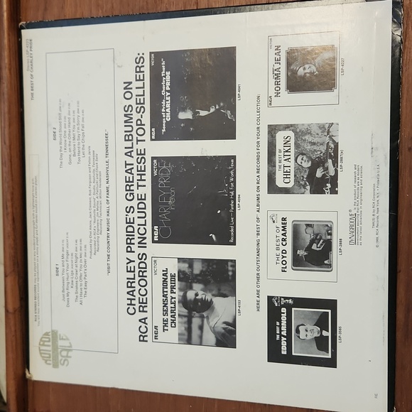 The Best Of Charley Pride Vinyl Record - Picture 2 of 3